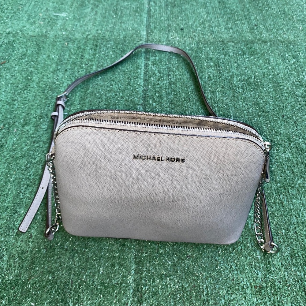 Michael Kors Gray Crossbody Bag